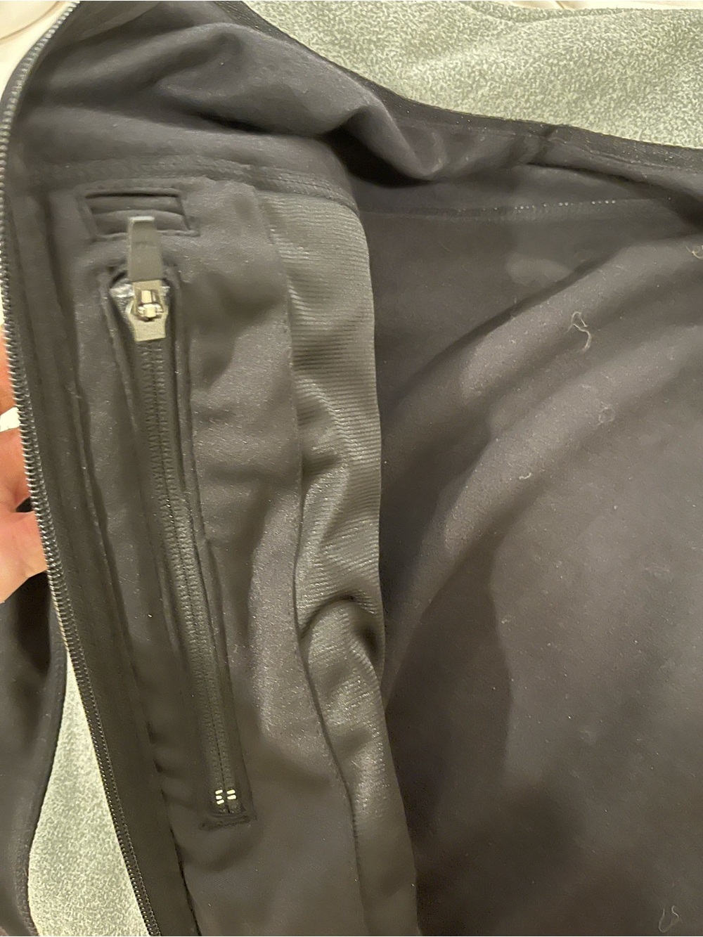 Eddie Bauer WindCutter Fleece Vest XL Tall Black/Gray - Picture 6 of 6